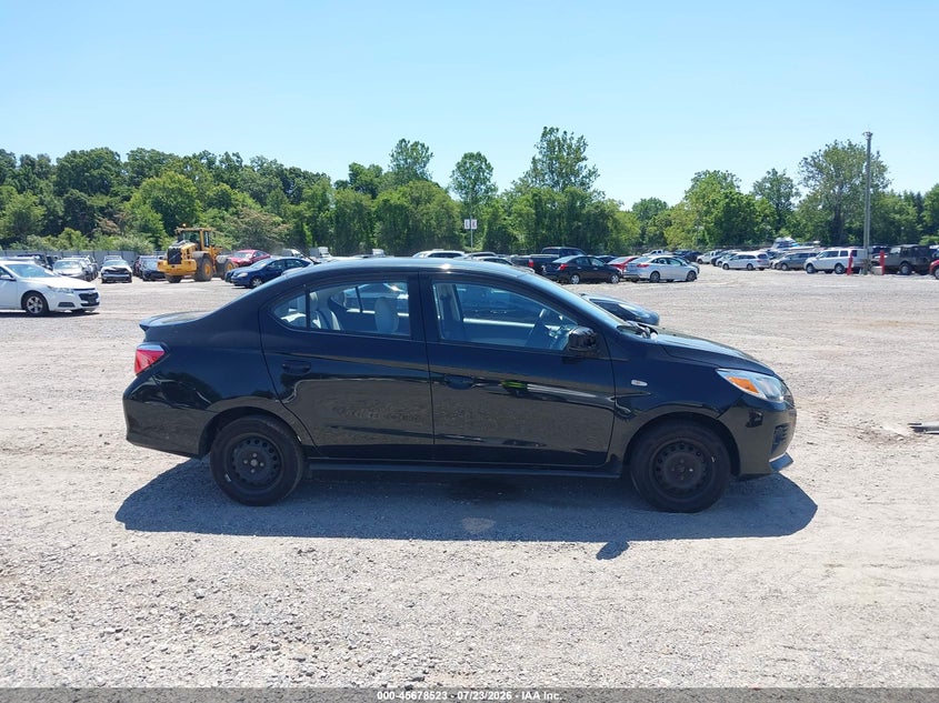2022 MITSUBISHI MIRAGE SEDAN 1.2L I-3 DOHC, VVT, 78HP