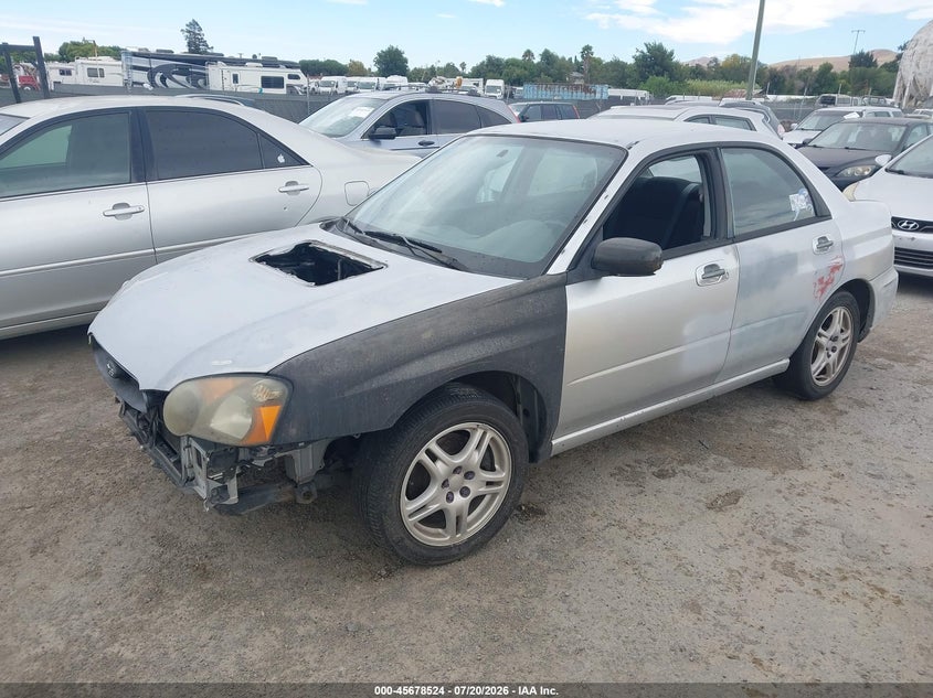 2004 SUBARU IMPREZA SEDAN 2.0L H-4 DOHC, TURBO, 227HP