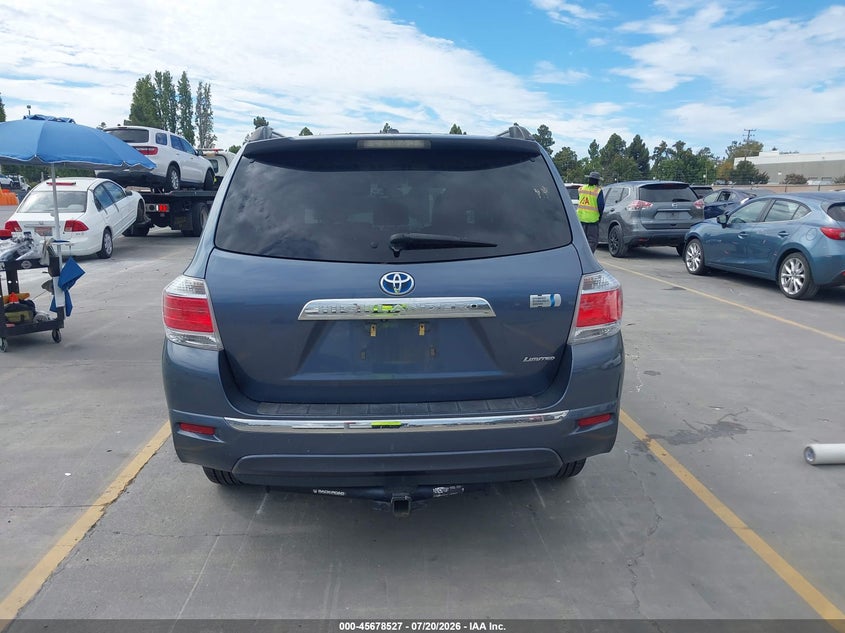 2011 Toyota Highlander Hybrid Limited V6 VIN: JTEDC3EH4B2002345 Lot: 45678527