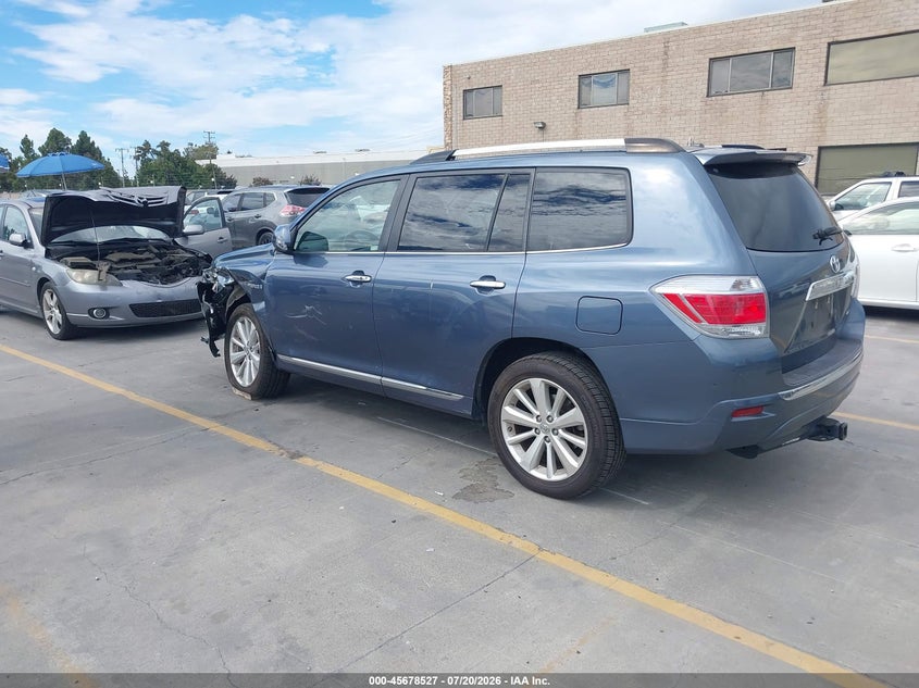 2011 Toyota Highlander Hybrid Limited V6 VIN: JTEDC3EH4B2002345 Lot: 45678527