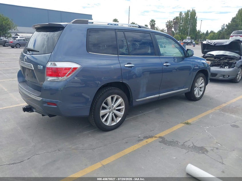 2011 Toyota Highlander Hybrid Limited V6 VIN: JTEDC3EH4B2002345 Lot: 45678527