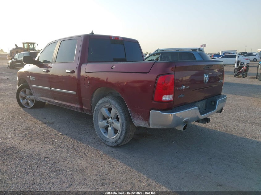 Vin: 1c6rr7lt8hs627502, lot: 46177144, ram 1500 lone star  4x4 5'7 box 20173