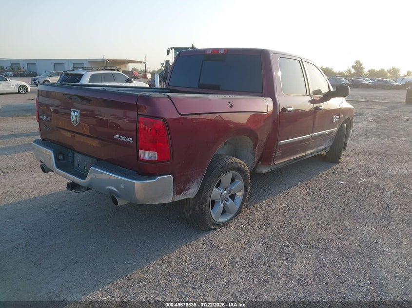 Vin: 1c6rr7lt8hs627502, lot: 46177144, ram 1500 lone star  4x4 5'7 box 20174