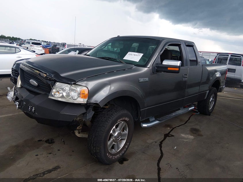 2006 Ford F-150 Fx4/Lariat/Xl/Xlt, Удар спереди, IAAI, VIN 1FTPX14506NB55908 — фото 2