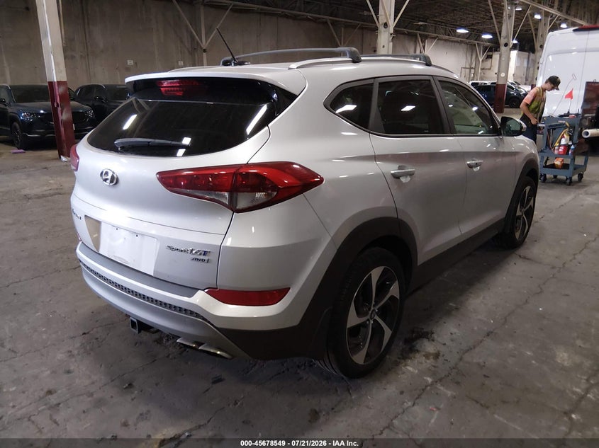 2016 Hyundai Tucson Sport VIN: KM8J3CA2XGU155893 Lot: 45678549