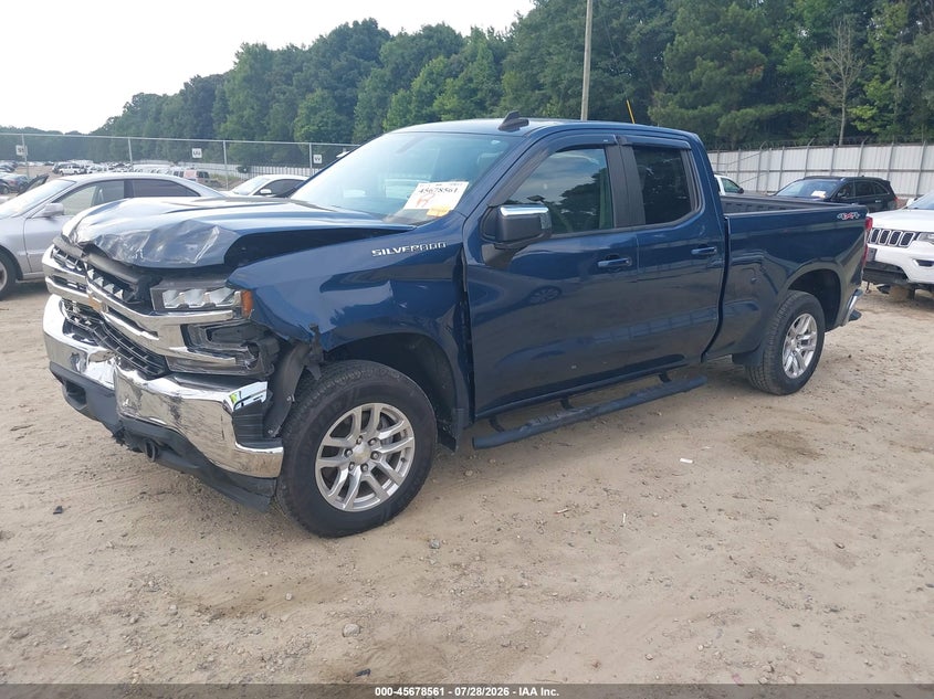 Vin: 1gcrydek8kz313961, lot: 46177170, chevrolet silverado 1500 lt 20192