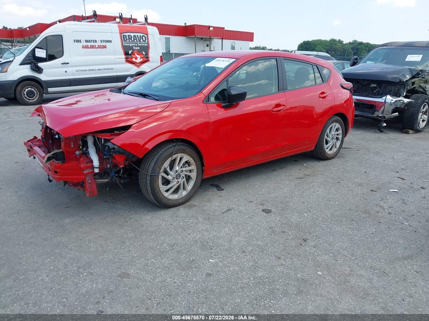 Vin: jf1guabc4s8300926, lot: 46177179, subaru impreza base 5-door 20252