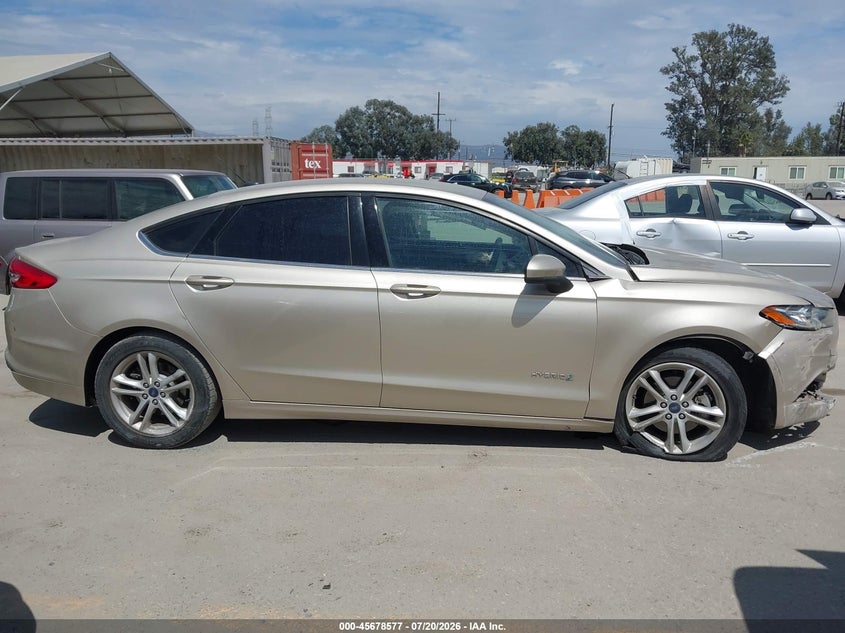 2018 Ford Fusion Hybrid Se VIN: 3FA6P0LU5JR146440 Lot: 45678577