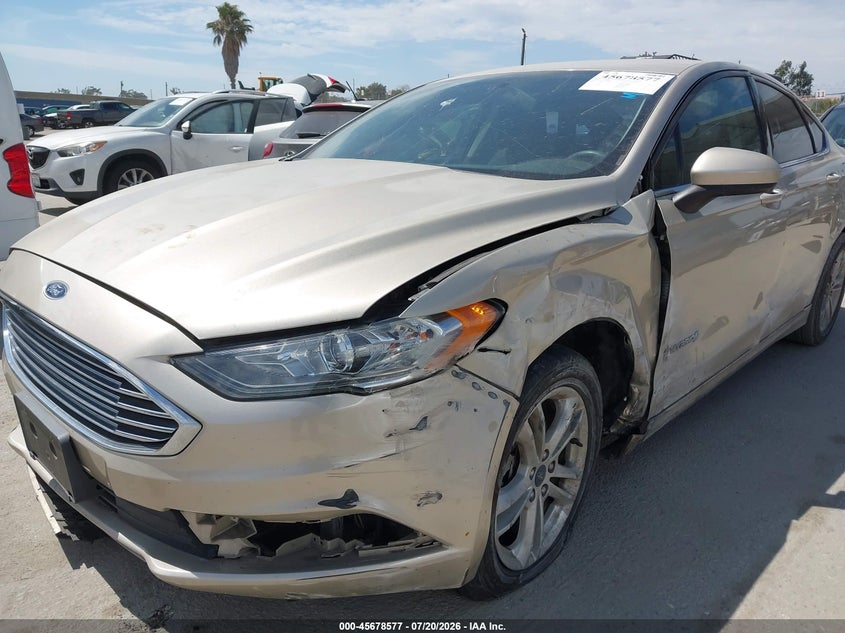 2018 Ford Fusion Hybrid Se VIN: 3FA6P0LU5JR146440 Lot: 45678577