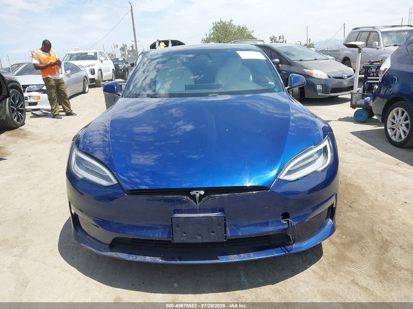 2021 Tesla Model S Long Range Dual Motor All-Wheel Drive VIN: 5YJSA1E53MF428149 Lot: 45678582
