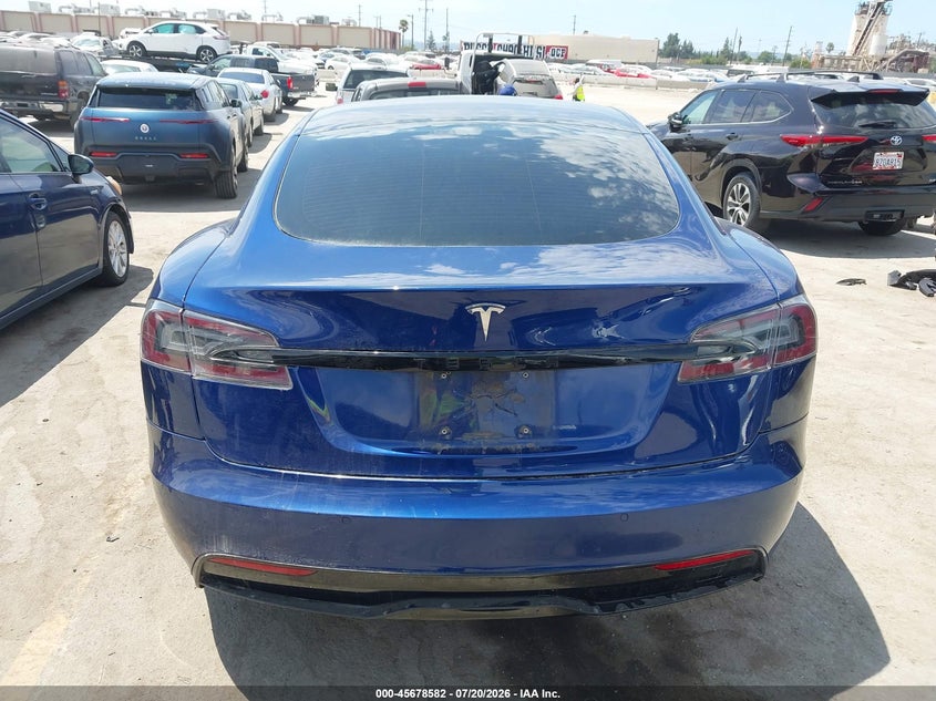 2021 Tesla Model S Long Range Dual Motor All-Wheel Drive VIN: 5YJSA1E53MF428149 Lot: 45678582
