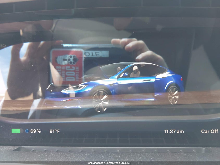 2021 Tesla Model S Long Range Dual Motor All-Wheel Drive VIN: 5YJSA1E53MF428149 Lot: 45678582