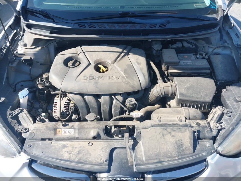 2013 Hyundai Elantra Limited VIN: 5NPDH4AE7DH258892 Lot: 45678587
