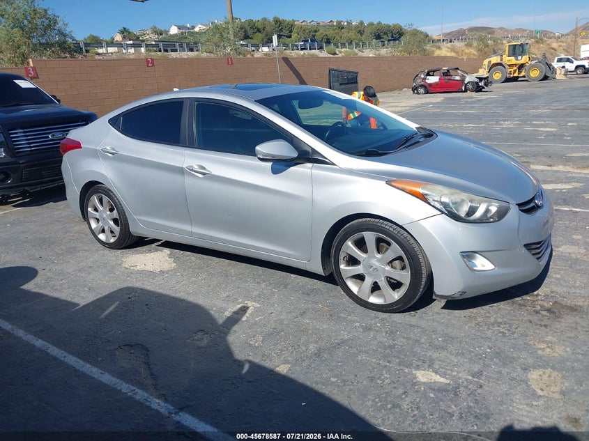 2013 Hyundai Elantra Limited VIN: 5NPDH4AE7DH258892 Lot: 45678587