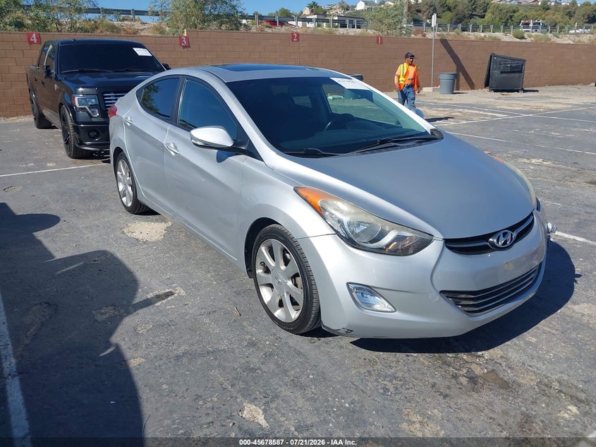 2013 Hyundai Elantra Limited VIN: 5NPDH4AE7DH258892 Lot: 45678587