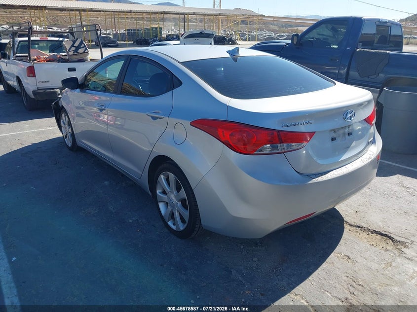 2013 Hyundai Elantra Limited VIN: 5NPDH4AE7DH258892 Lot: 45678587