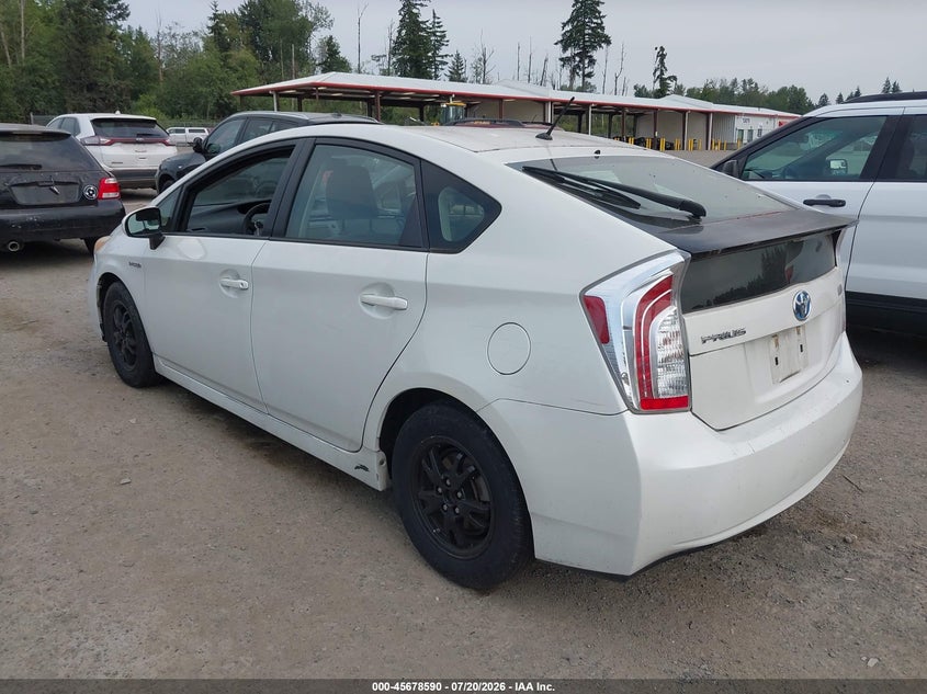 2014 TOYOTA PRIUS auction photo 3