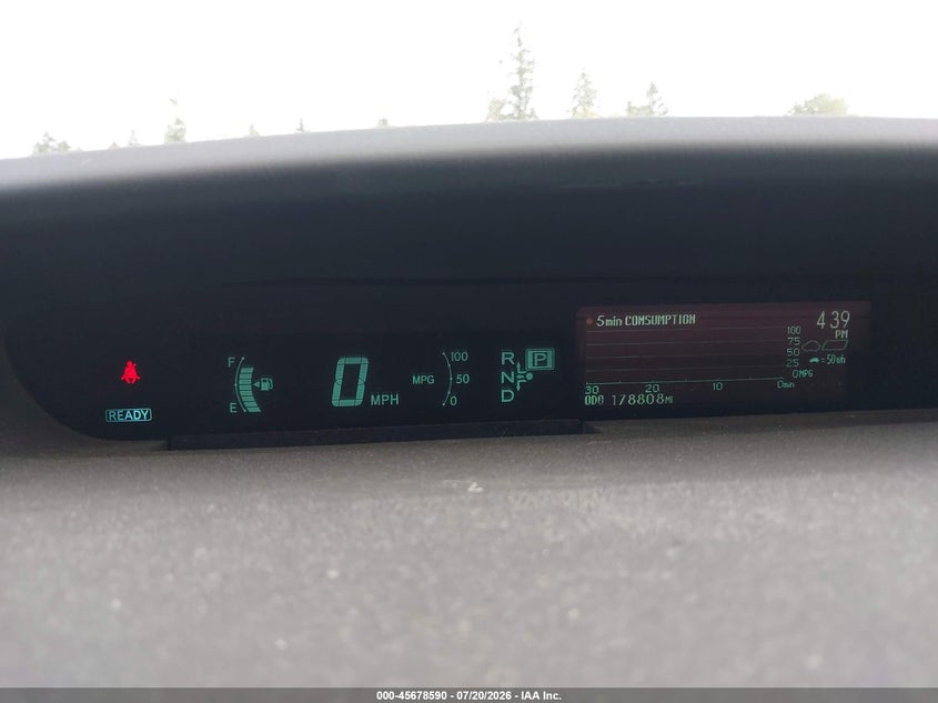 2014 TOYOTA PRIUS auction photo 7