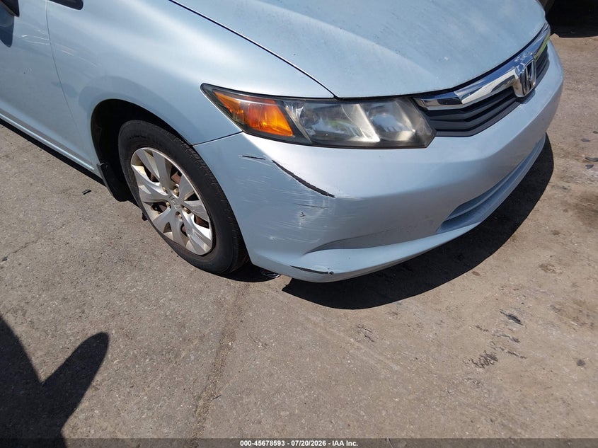2012 HONDA CIVIC auction photo 6