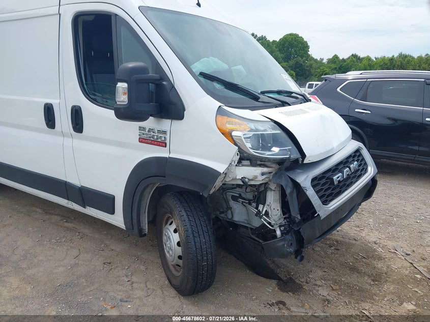 2021 Ram Promaster 2500 High Roof 159 Wb VIN: 3C6LRVDG0ME555574 Lot: 45678602