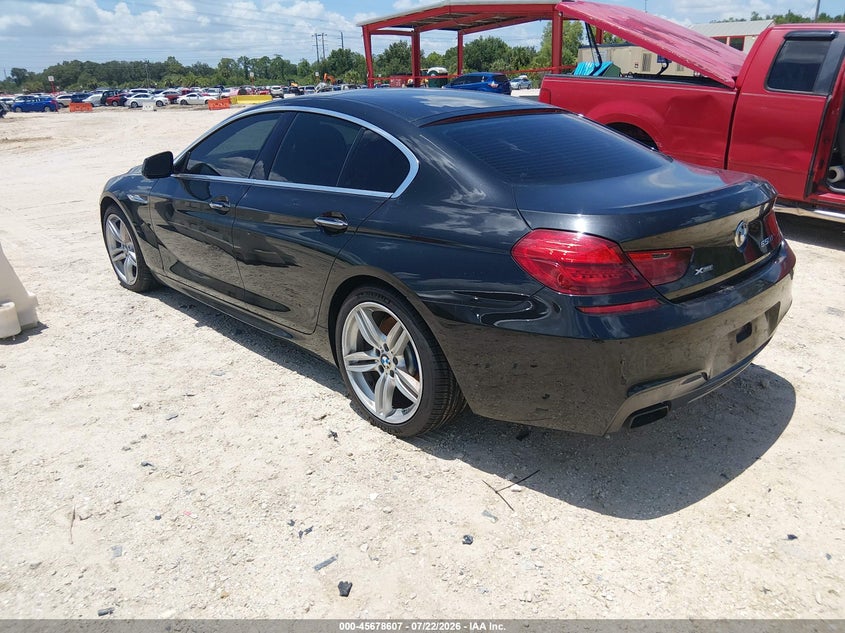 Vin: wba6b4c54dd098853, lot: 46177216, bmw 650i gran coupe xdrive 20133