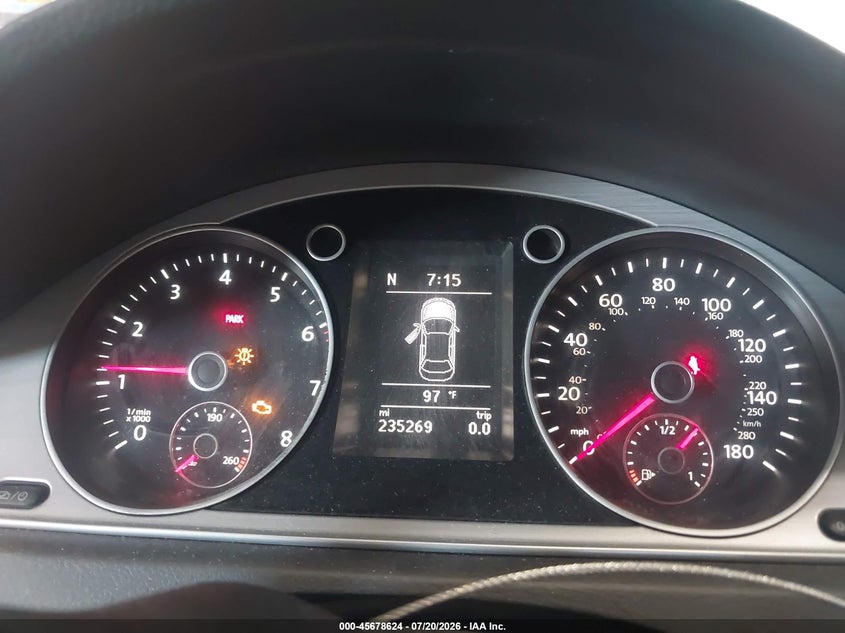 2014 Volkswagen Cc 2.0T R-Line VIN: WVWAP7AN3EE500845 Lot: 45678624