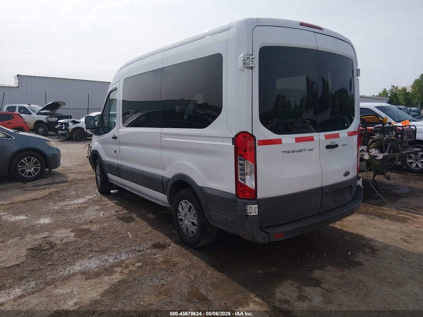 Vin: 1fdzk1cm8hka87244, lot: 46177243, ford transit-150 xlt 20173
