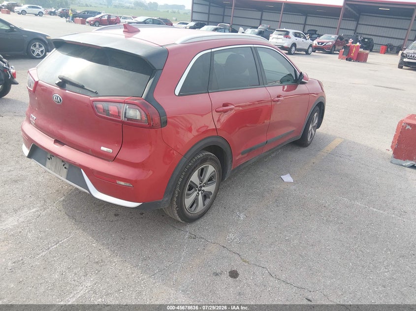 Vin: kndcc3lc6k5339265, lot: 46177245, kia niro ex/touring s 20194