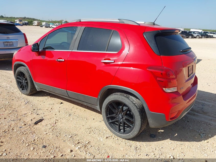 Vin: 3gncjlsb5hl240127, lot: 46177290, chevrolet trax lt 20173