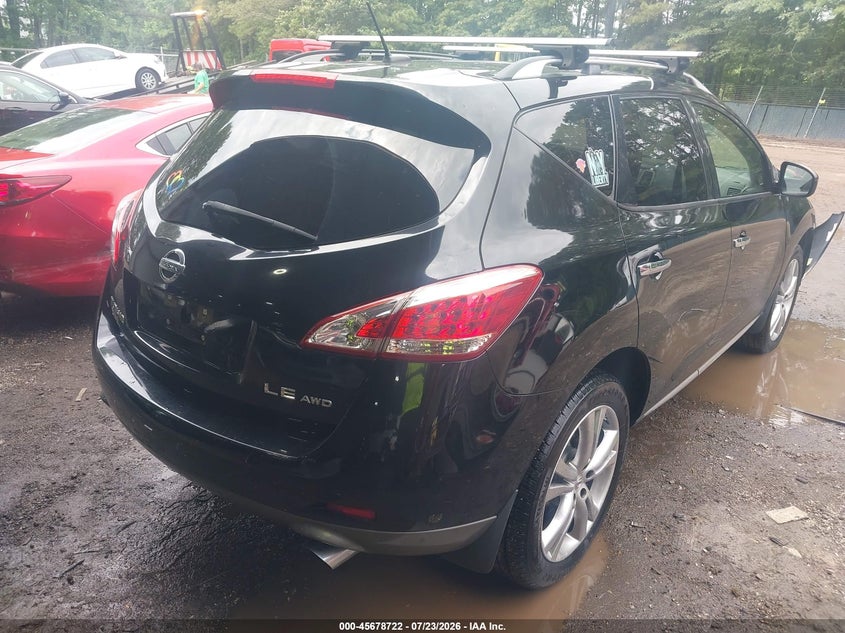 Vin: jn8az1mw4dw321769, lot: 46177331, nissan murano le 20134
