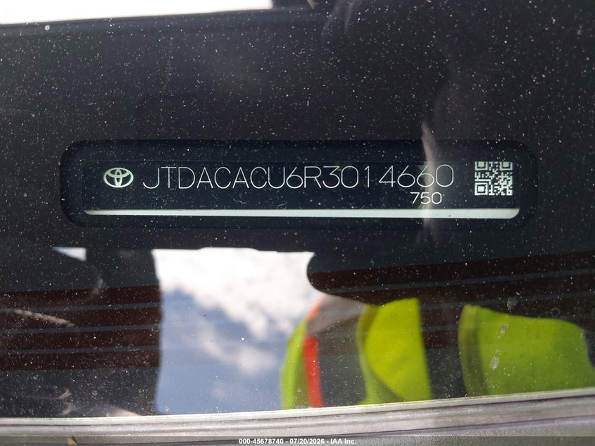2024 Toyota Prius Prime Xse VIN: JTDACACU6R3014660 Lot: 45678740