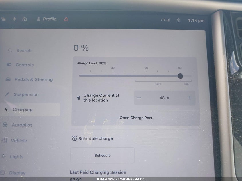 2021 Tesla Model X Long Range Dual Motor All-Wheel Drive/Long Range Plus Dual Motor All-Wheel Drive VIN: 5YJXCDE2XMF319775 Lot: 45678753