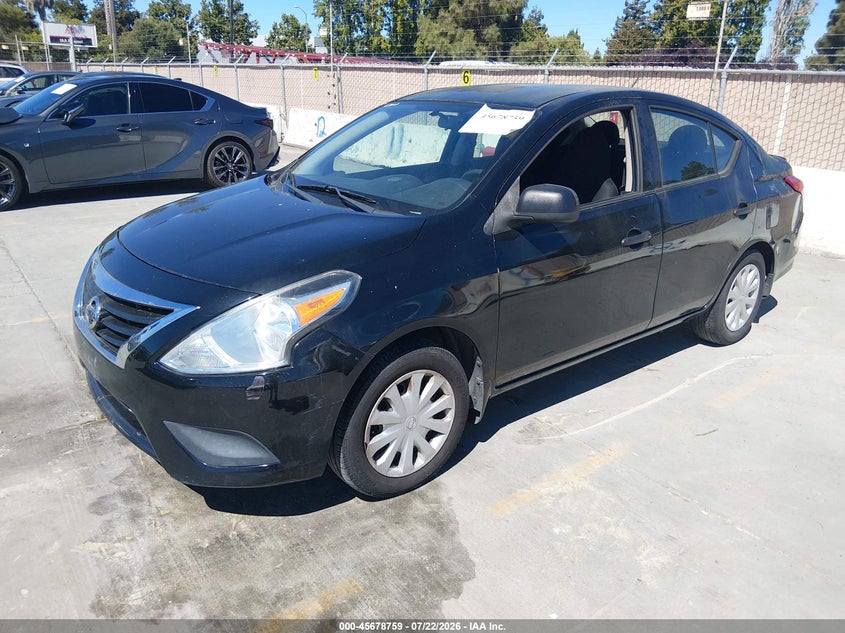 Vin: 3n1cn7ap6fl818317, lot: 46177368, nissan versa 1.6 s+ 20152