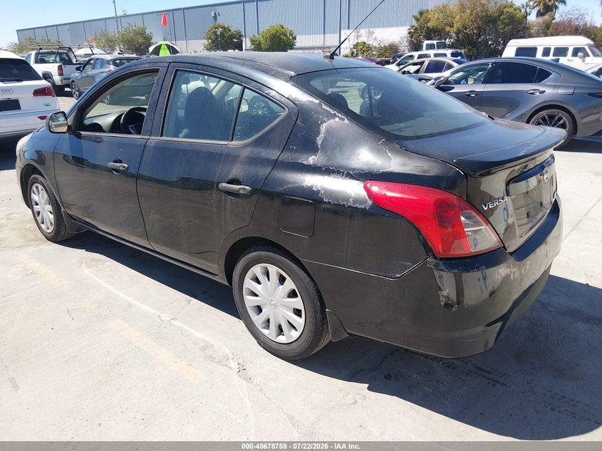 Vin: 3n1cn7ap6fl818317, lot: 46177368, nissan versa 1.6 s+ 20153