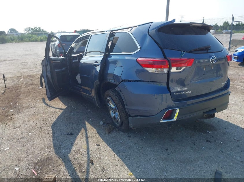 Vin: 5tddzrfh9hs380960, lot: 46177386, toyota highlander limited platinum 20173