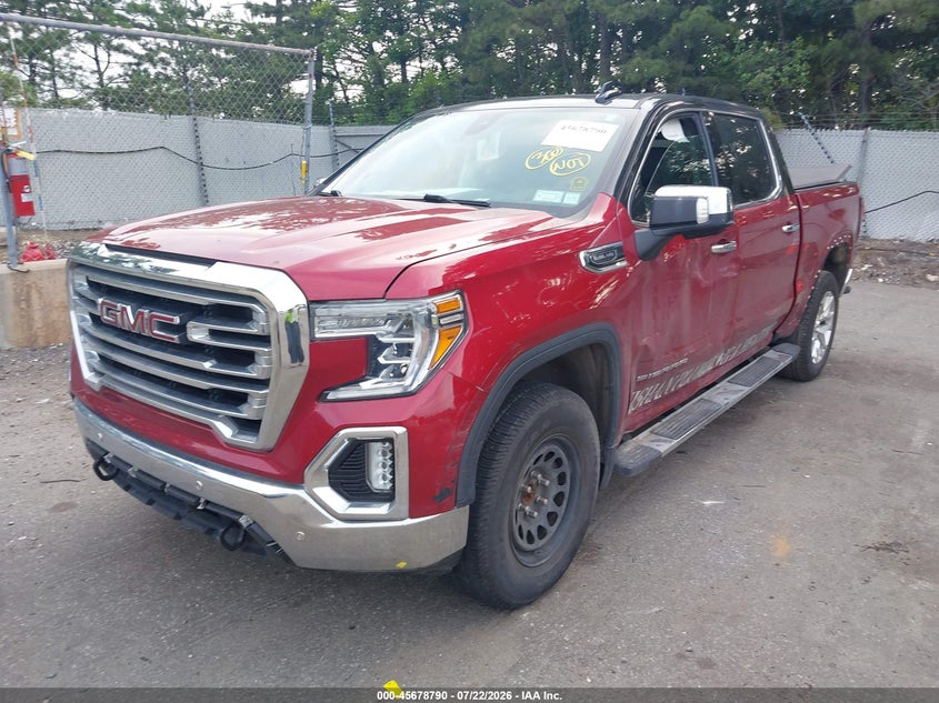 Vin: 1gtu9ded1lz310488, lot: 46177399, gmc sierra 1500 4wd  short box slt 20202