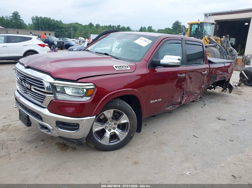 2020 Ram 1500 Laramie 4X4 5'7 Box VIN: 1C6SRFJT4LN416545 Lot: 45678816