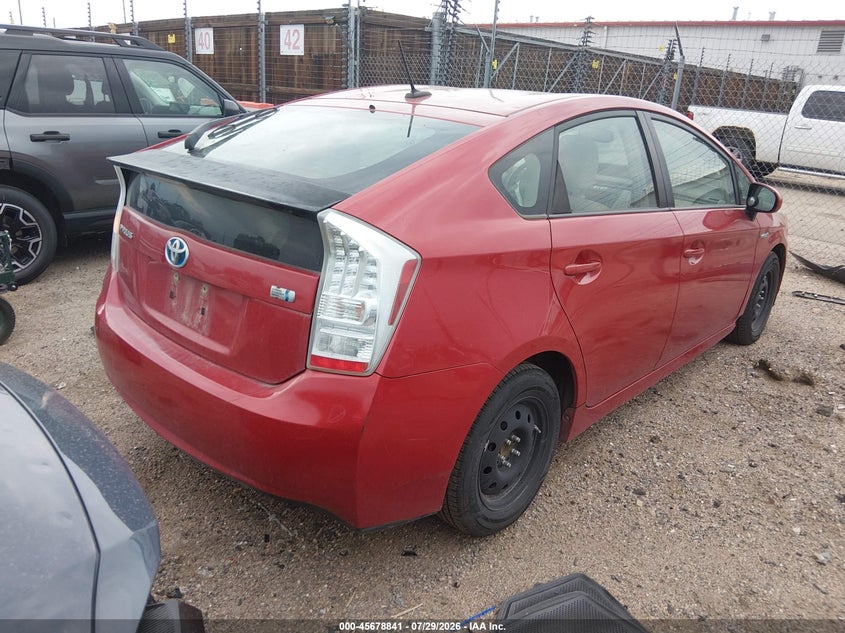 TOYOTA PRIUS 2010 VIN JTDKN3DU2A0052384