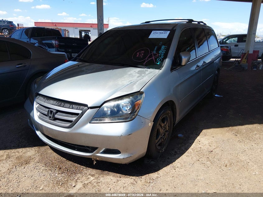 2007 Honda Odyssey, Обычный износ, IAAI, VIN 5FNRL38657B089990 — фото 2