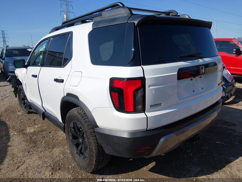 Vin: 5fnyf9h89tb050630, lot: 46177463, honda passport awd trailsport elite/awd trailsport elite blackout 20263