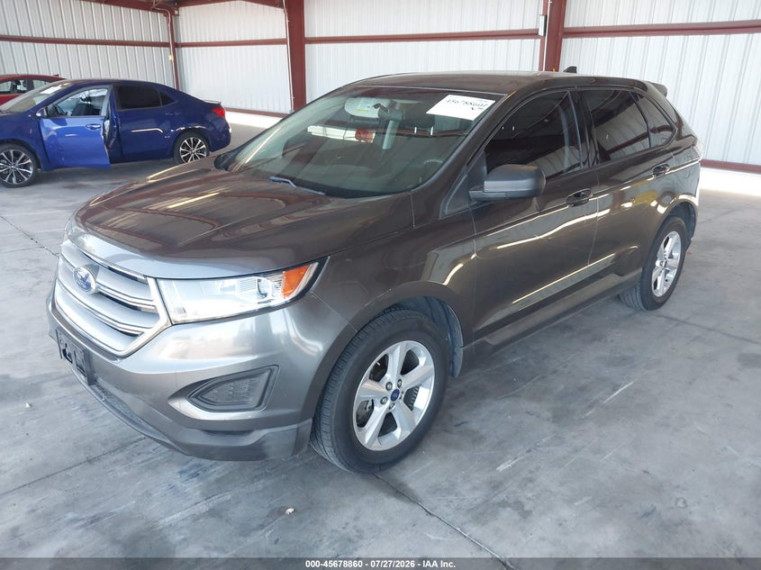 Vin: 2fmpk3g95gbc37974, lot: 46177469, ford edge se 20162