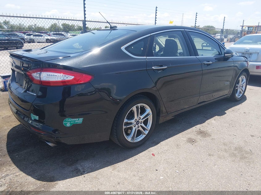 Vin: 3fa6p0su0fr281317, lot: 46177486, ford fusion energi titanium 20154