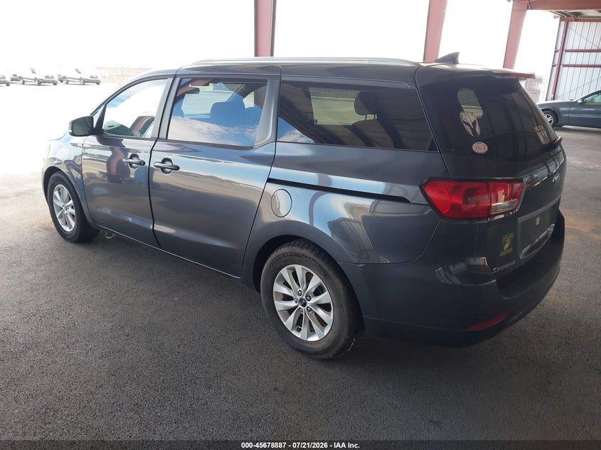 2015 Kia Sedona Lx VIN: KNDMB5C19F6027992 Lot: 45678887