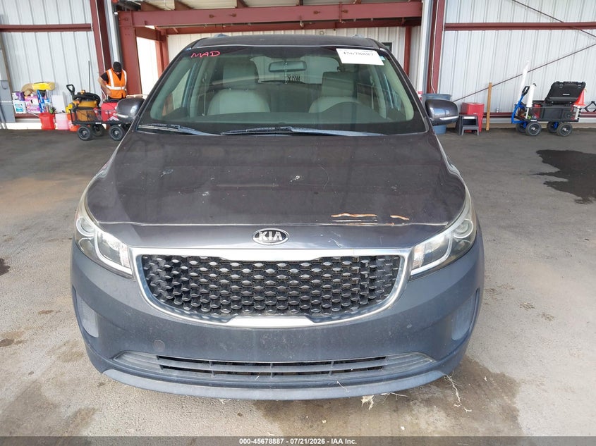2015 Kia Sedona Lx VIN: KNDMB5C19F6027992 Lot: 45678887
