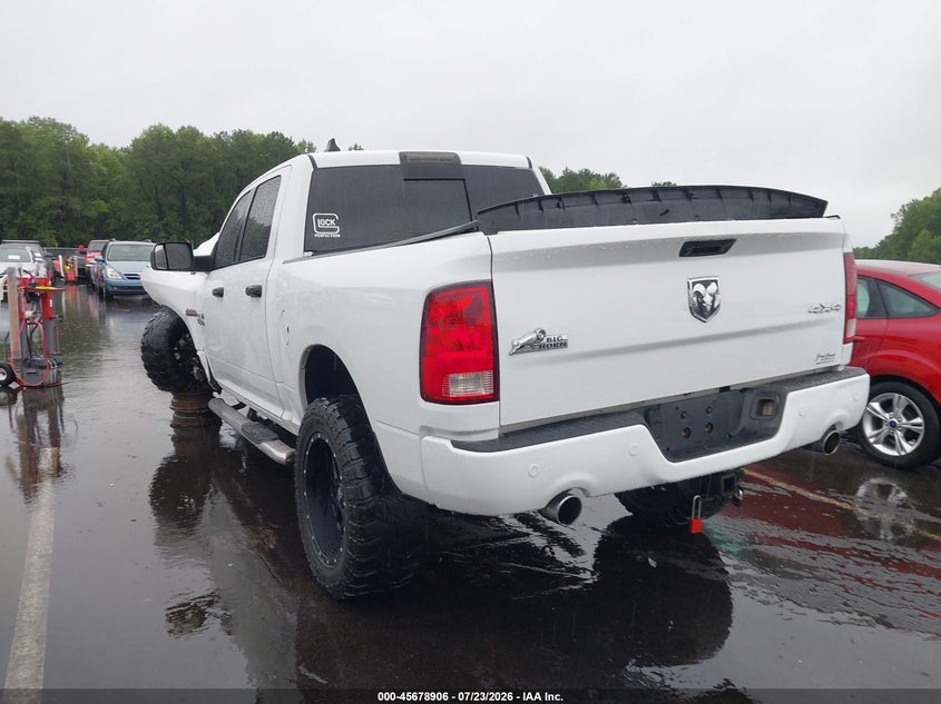 Vin: 1c6rr7lt4es200507, lot: 46177515, ram 1500 big horn 20143