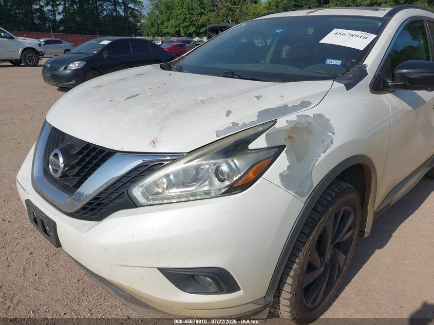 2017 NISSAN MURANO auction photo 6