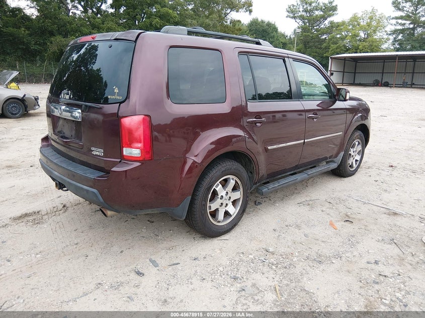 2010 HONDA PILOT auction photo 4