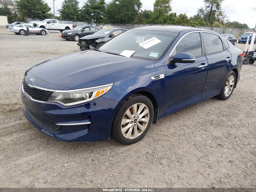 Vin: 5xxgt4l35jg258727, lot: 46177528, kia optima lx 20182