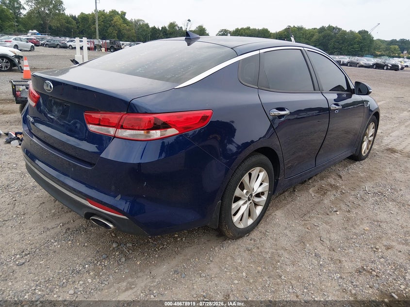 Vin: 5xxgt4l35jg258727, lot: 46177528, kia optima lx 20184