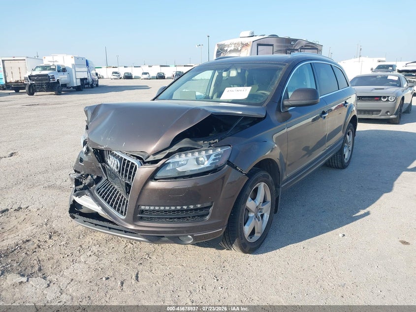 Vin: wa1lgafe2fd019839, lot: 46177546, audi q7 3.0t premium 20152